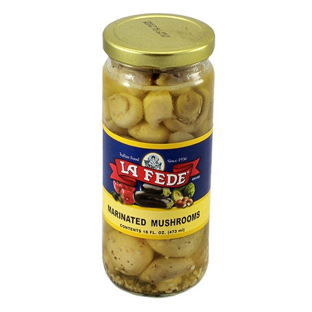 Wholesale La Fede Case Marinated Mushrooms- Bulk