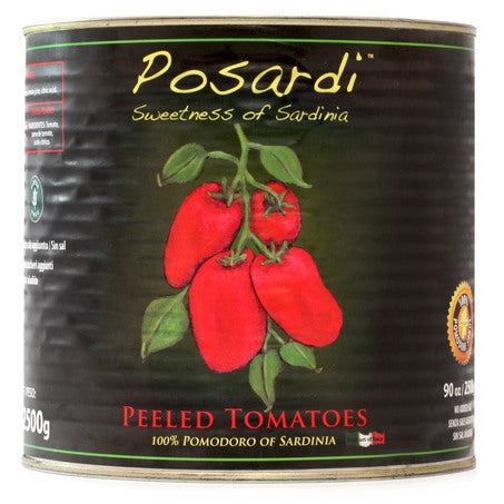 Wholesale Posardi Tomato Peeled Tin | 90 oz- Bulk