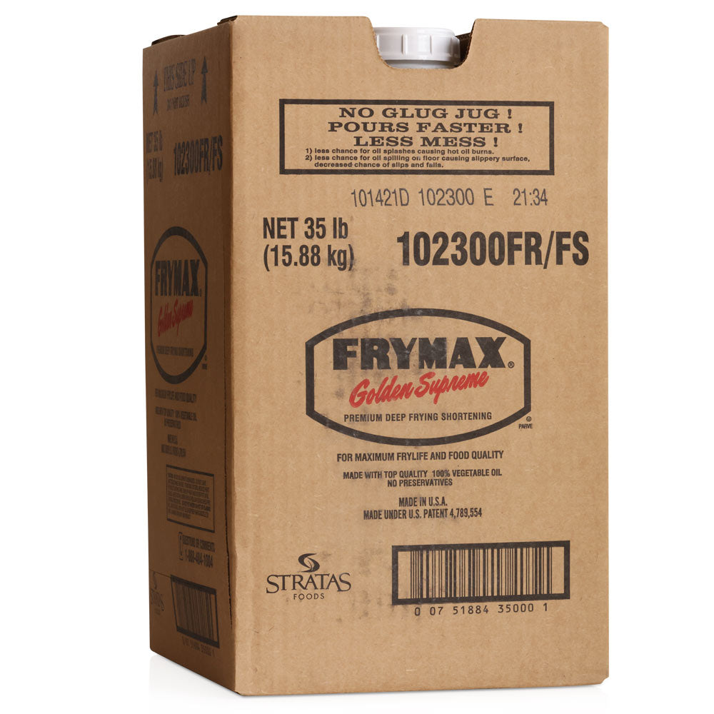 Wholesale Frymax Gold Case Frymax Deep Frying Shortening- Bulk