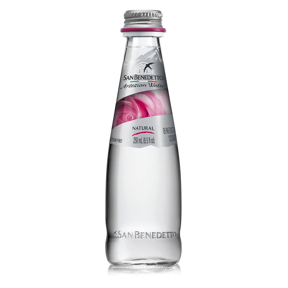 Wholesale San Benedetto Still Mineral Water In Glass | 250 ml (8.8oz)- Bulk
