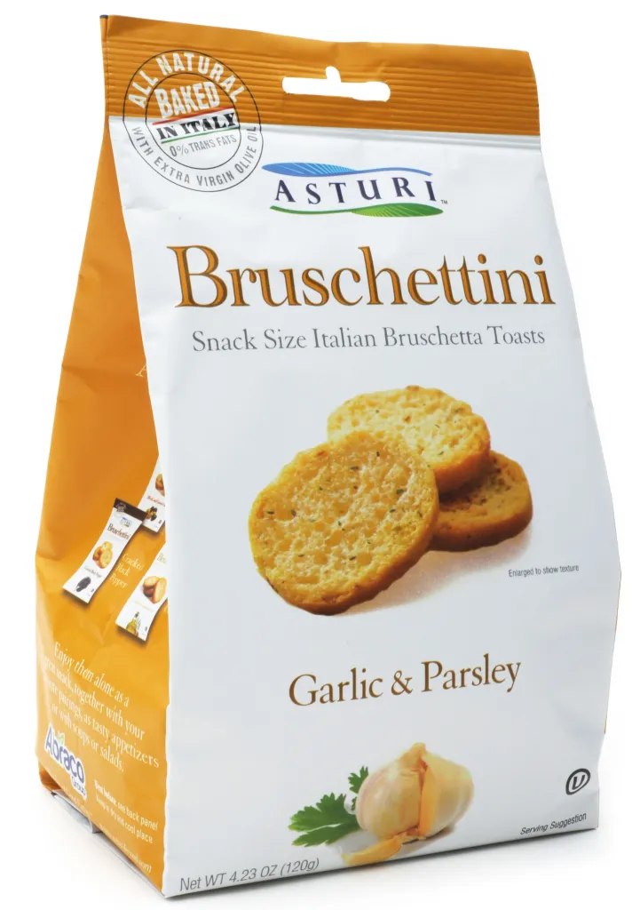 Wholesale Asturi Bruschettini Garlic & Parsle- Bulk