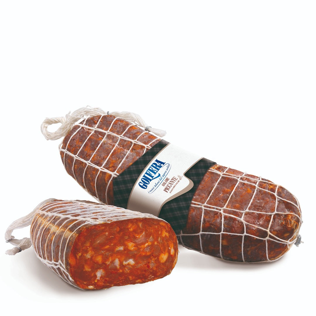 Wholesale Golfera Case Italian Spicy Salame Spianata 2/6.4Lb- Bulk