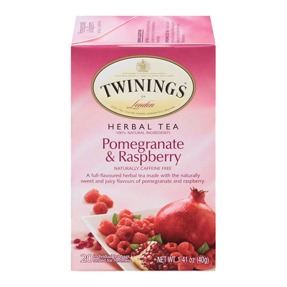 Wholesale Twinings Case Pomegranate & Raspberry Herbal Tea- Bulk