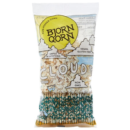 Wholesale Bjorn Qorn Case 3Oz Cloudy Sun Popcorn- Bulk