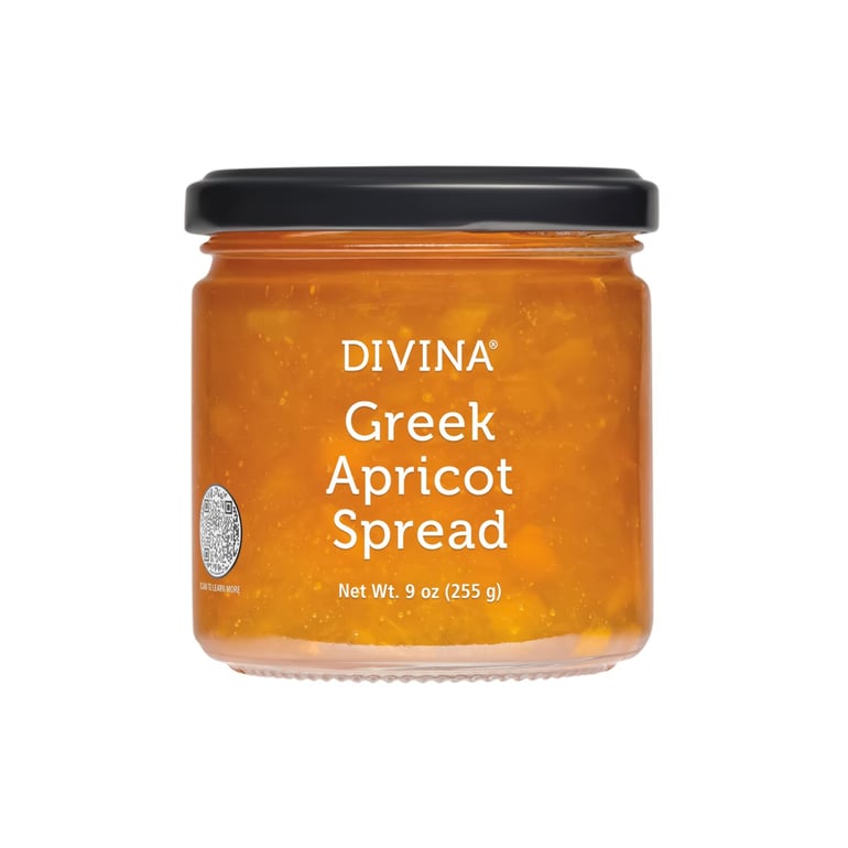 Wholesale Divina Greek Apricot Spread 9Oz- Bulk