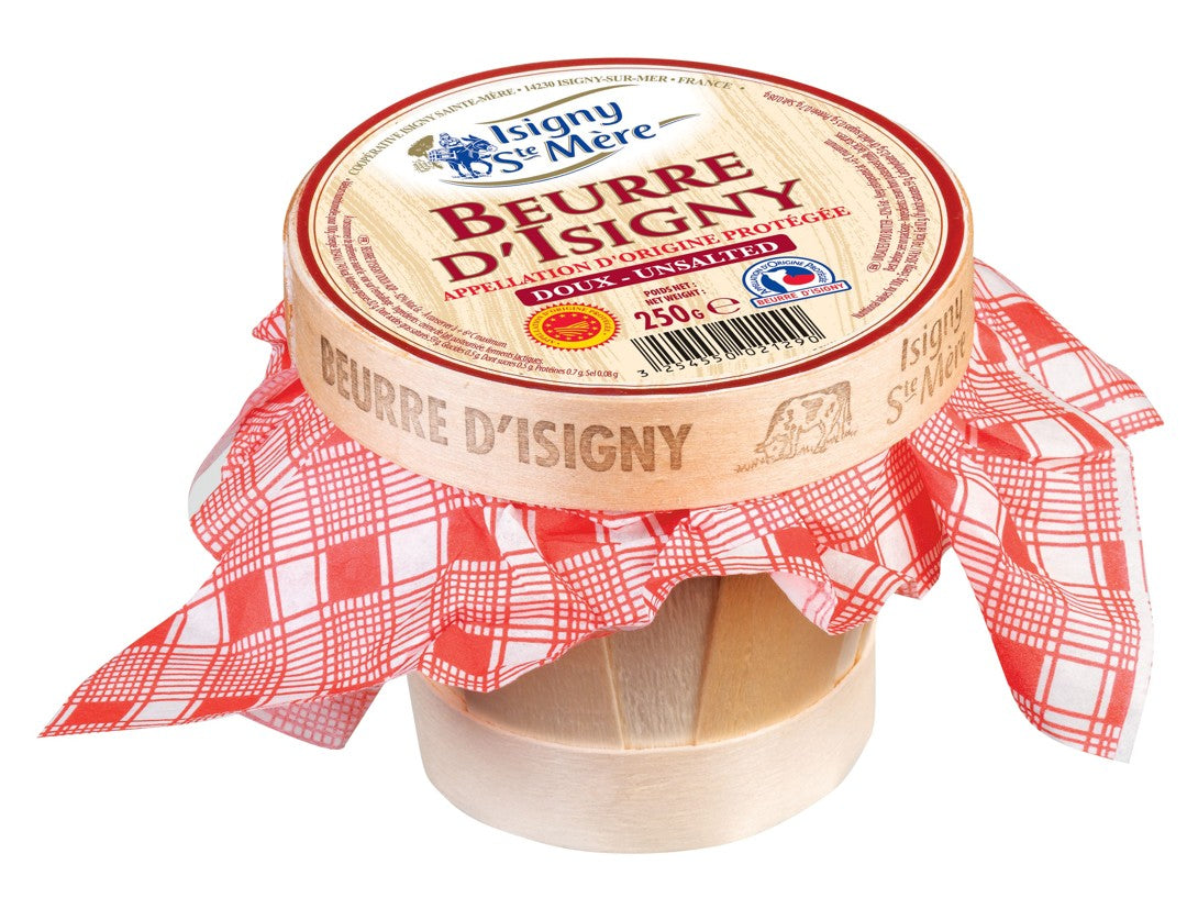 Wholesale Isigny Butter Basket Unsalted- Bulk