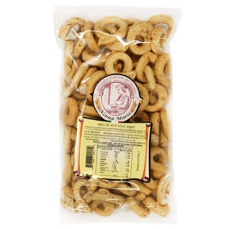 Wholesale Nonna Maria Case Tarallini With Black Pepper- Bulk