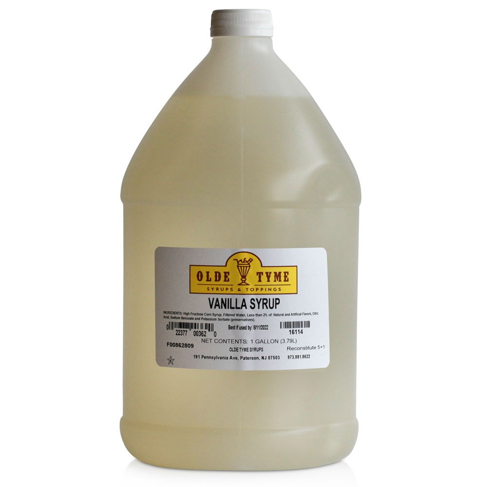 Wholesale Old Tyme Vanilla Syrup | 1 gl- Bulk