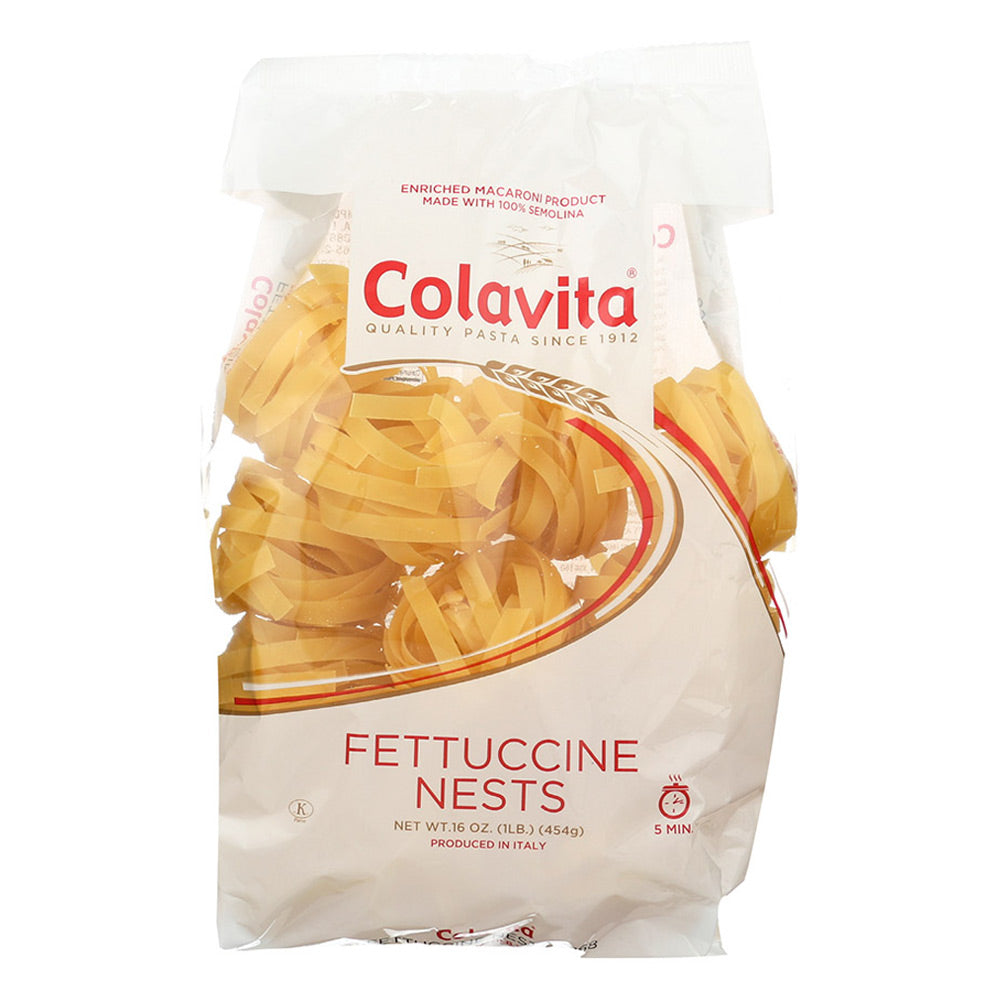 Wholesale Colavita Fettuccine Pasta Nests | 1 lb- Bulk
