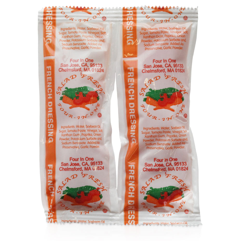 Wholesale Salad Fresh French Dressing Packets | 12 gm- Bulk
