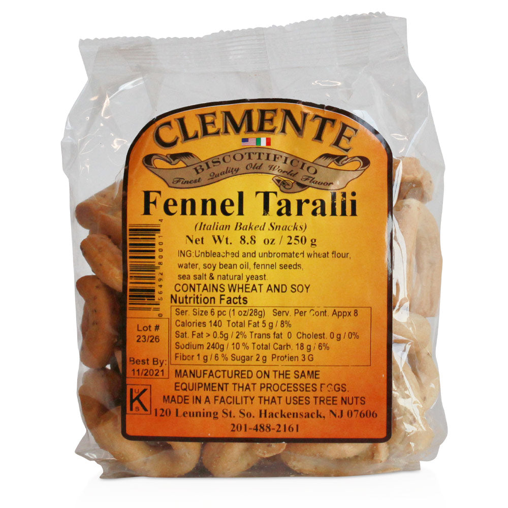 Wholesale Clemente Case Fennel Taralli- Bulk