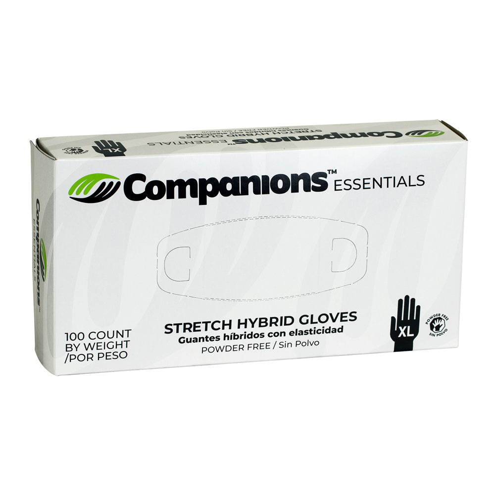 Wholesale Handgards Case Gloves Clear Stretch Extra Large- Bulk