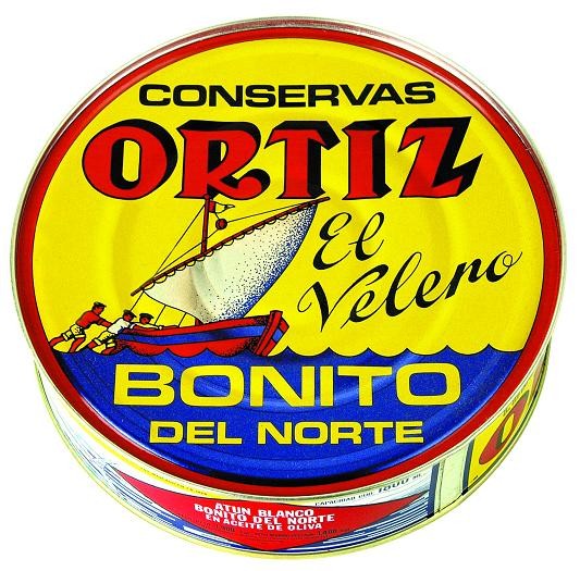 Wholesale Ortiz Bonito In Olive Oil Tin Large- Bulk