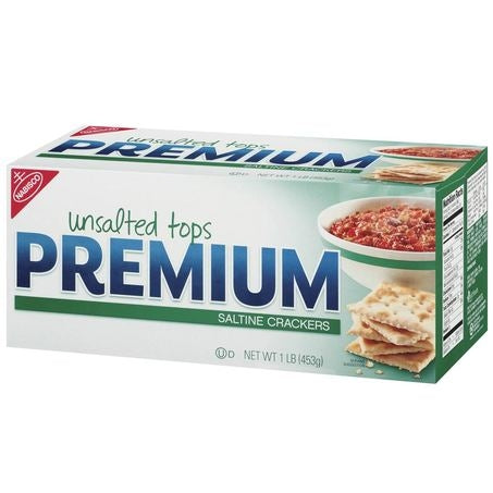 Wholesale Nabisco Each Unsalted Tops Premium Crackers- Bulk