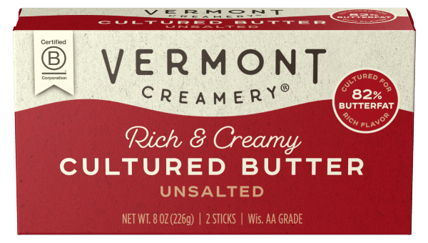 Wholesale Vermont Cultured Butter Unsalted- Bulk