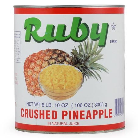 Wholesale Ruby Case Crushed Pineapple- Bulk