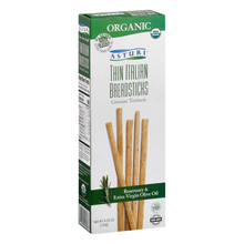 Wholesale Asturi Case Rosemary And Evoo Organic Thin Breadstick- Bulk