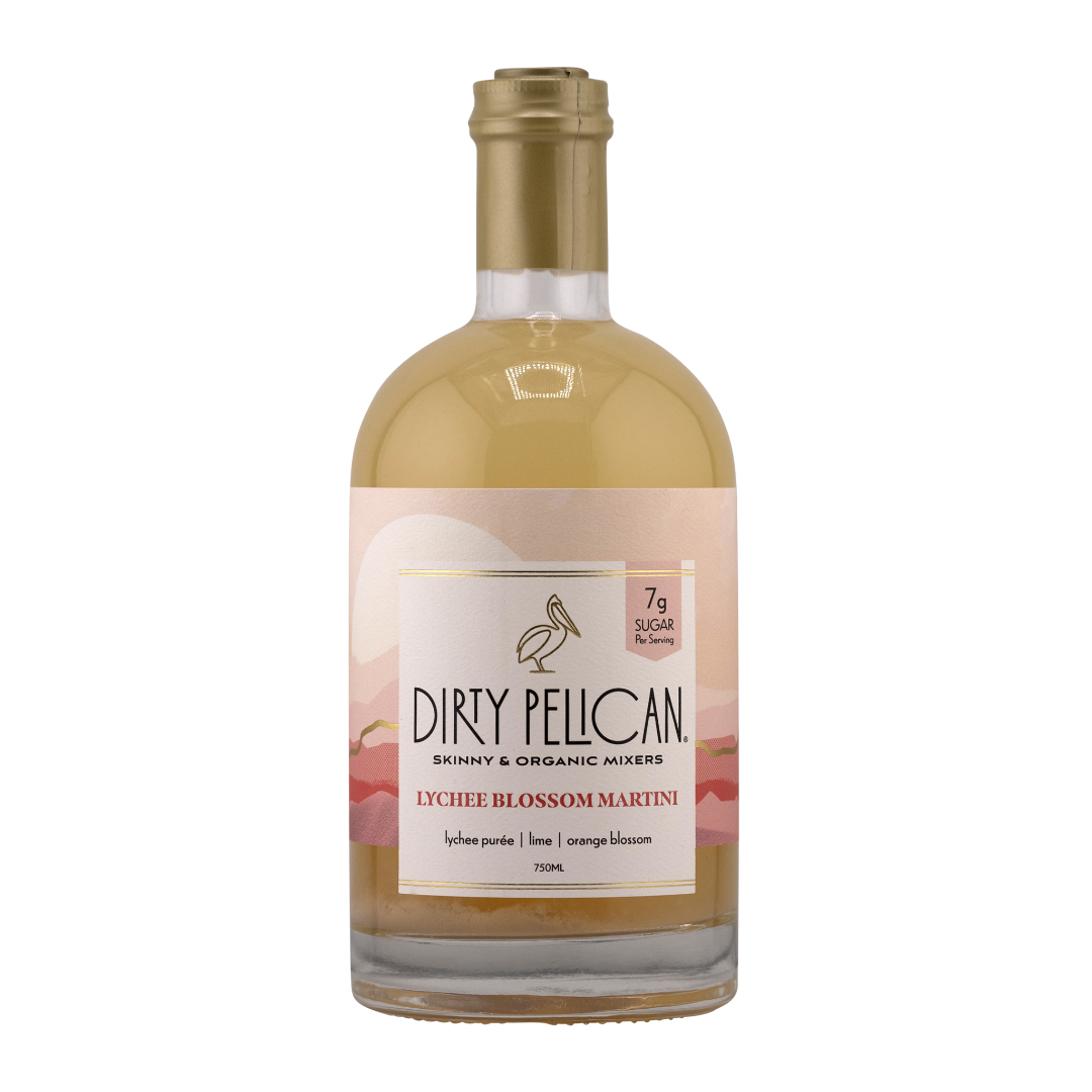 Wholesale Dirty Pelican Case Non-Alcoholic Lychee Martini Mix- Bulk