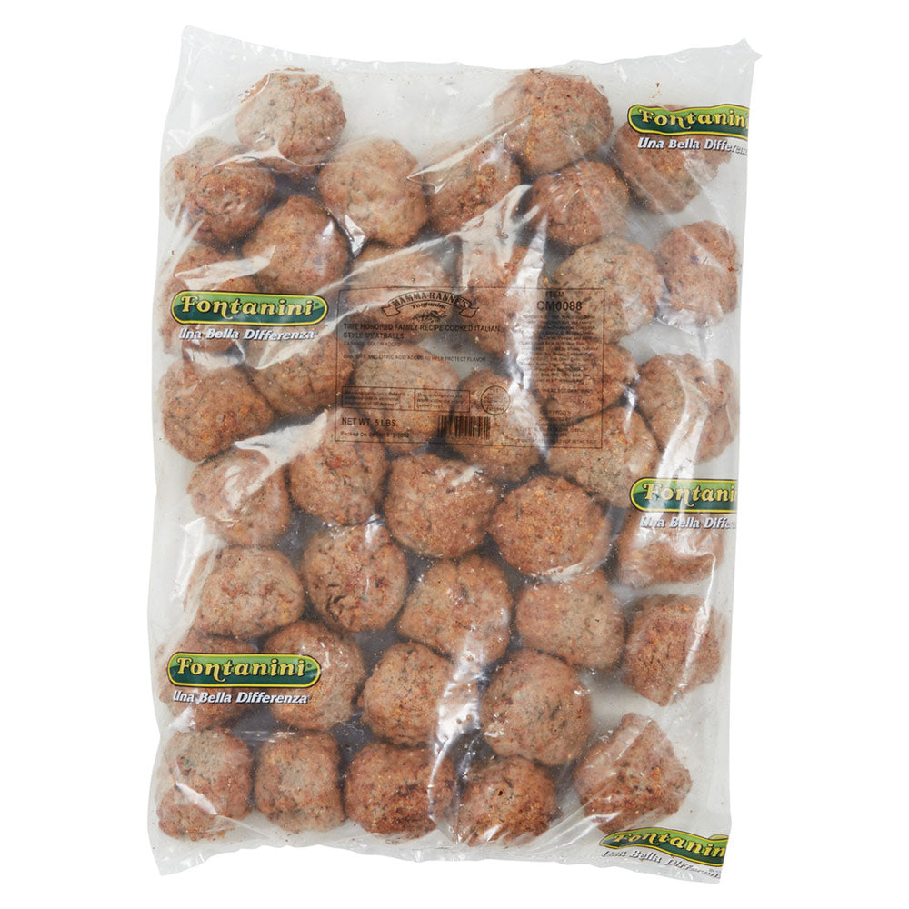 Wholesale Fontanini Case 2Oz Cooked Italian Gourmet Meatball- Bulk