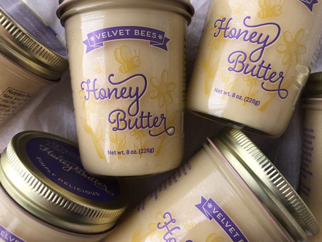 Wholesale Velvet Bees Honey Butter 8Oz- Bulk