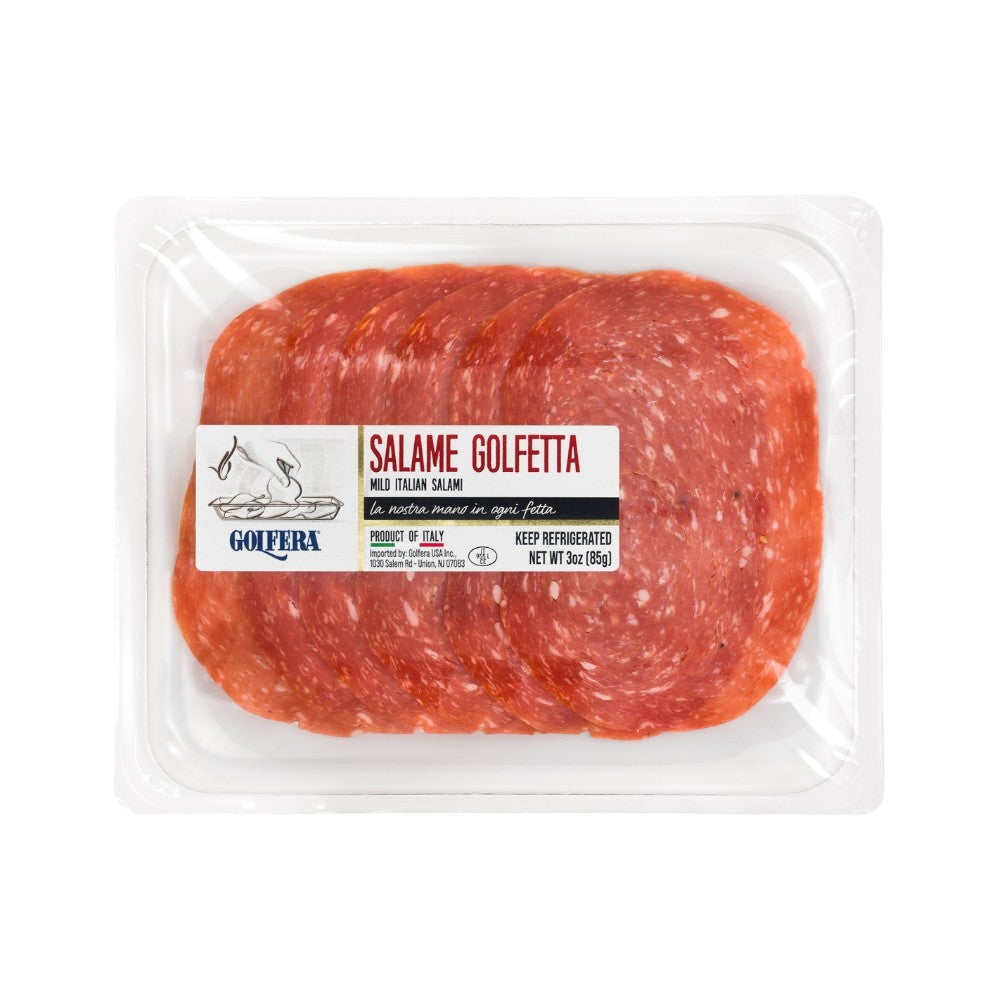 Wholesale Golfera Case Sliced Golfetta Salami- Bulk