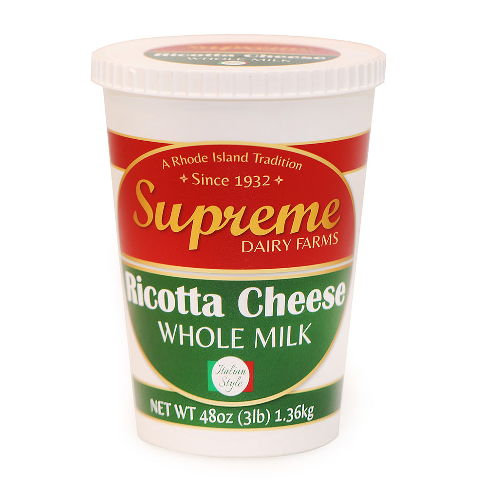 Wholesale Supreme Case Whole Milk Ricotta Cheese- Bulk