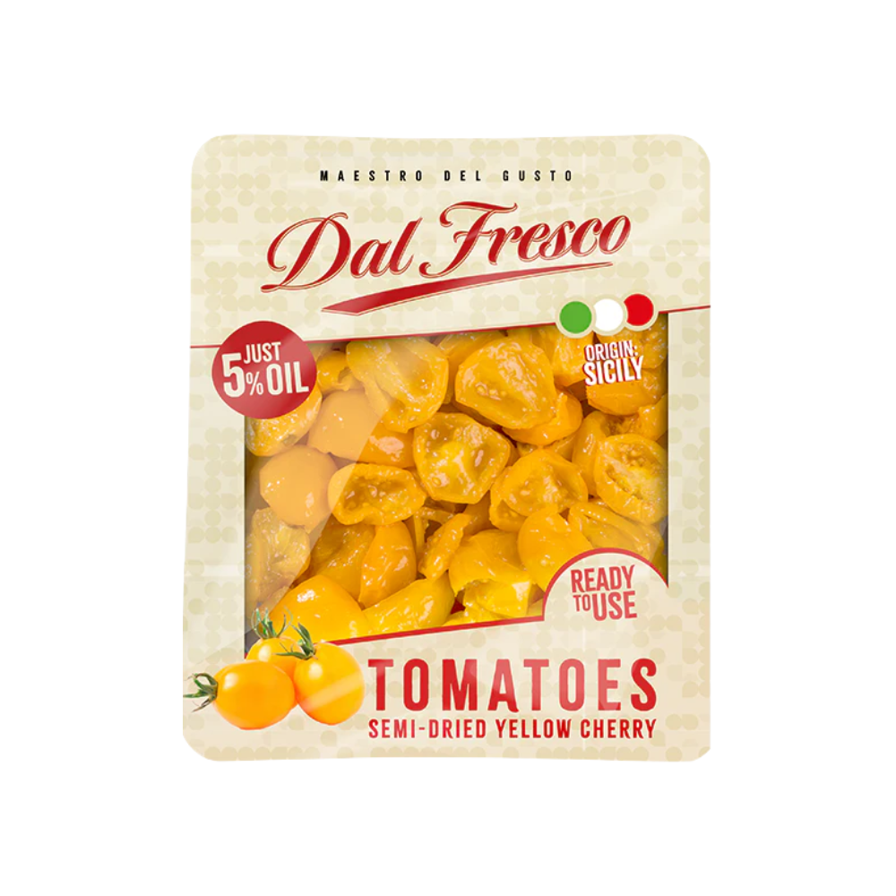 Wholesale Dal Fresco Case Semi-Dried Yellow Tomatoes In Sunflower Oil- Bulk
