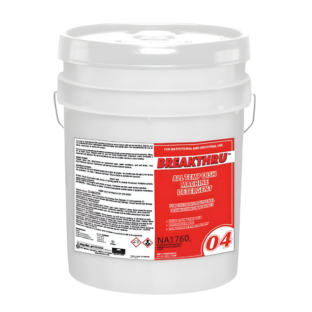 Wholesale Breakthru All Temperature Liquid Machine Detergent | 5 gl pail- Bulk
