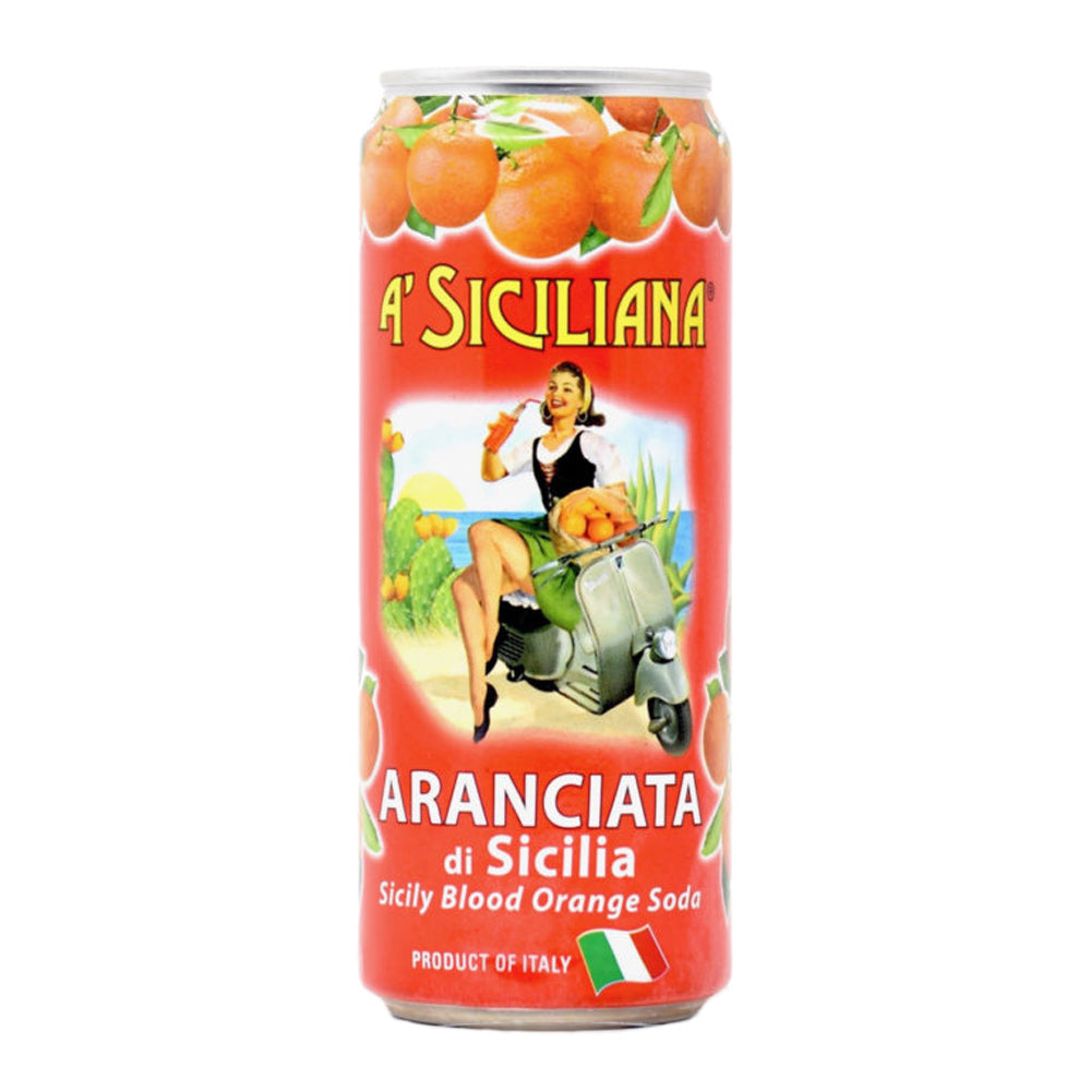 Wholesale A'Siciliana Case Italian Blood Orage Soda- Bulk