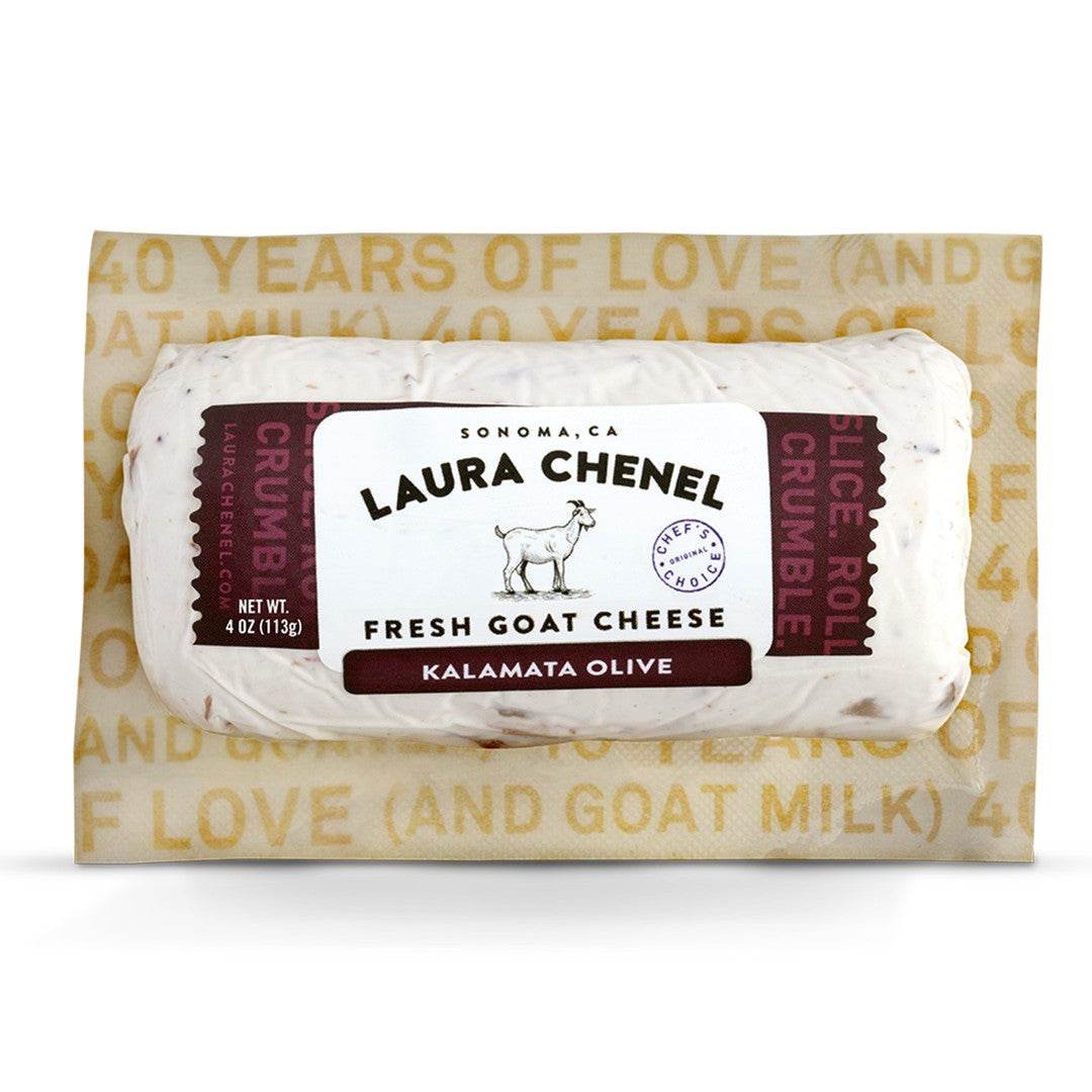 Wholesale Laura Chenel Goat Kalamata Olive 4O- Bulk