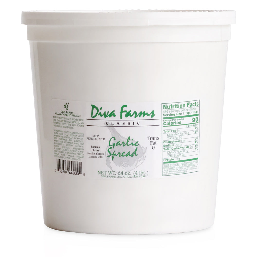 Wholesale Diva Farms Each Garlic Spread- Bulk
