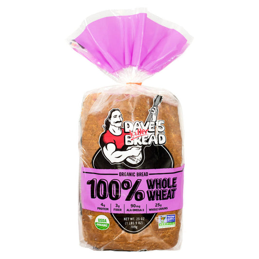 Wholesale Dave'S Killer Case Organic Whole Wheat Bread- Bulk