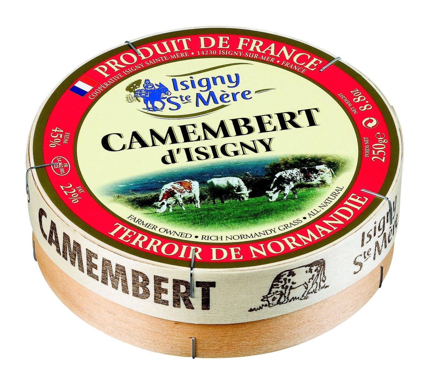 Wholesale Camembert, Isigny 8Oz - Air- Bulk