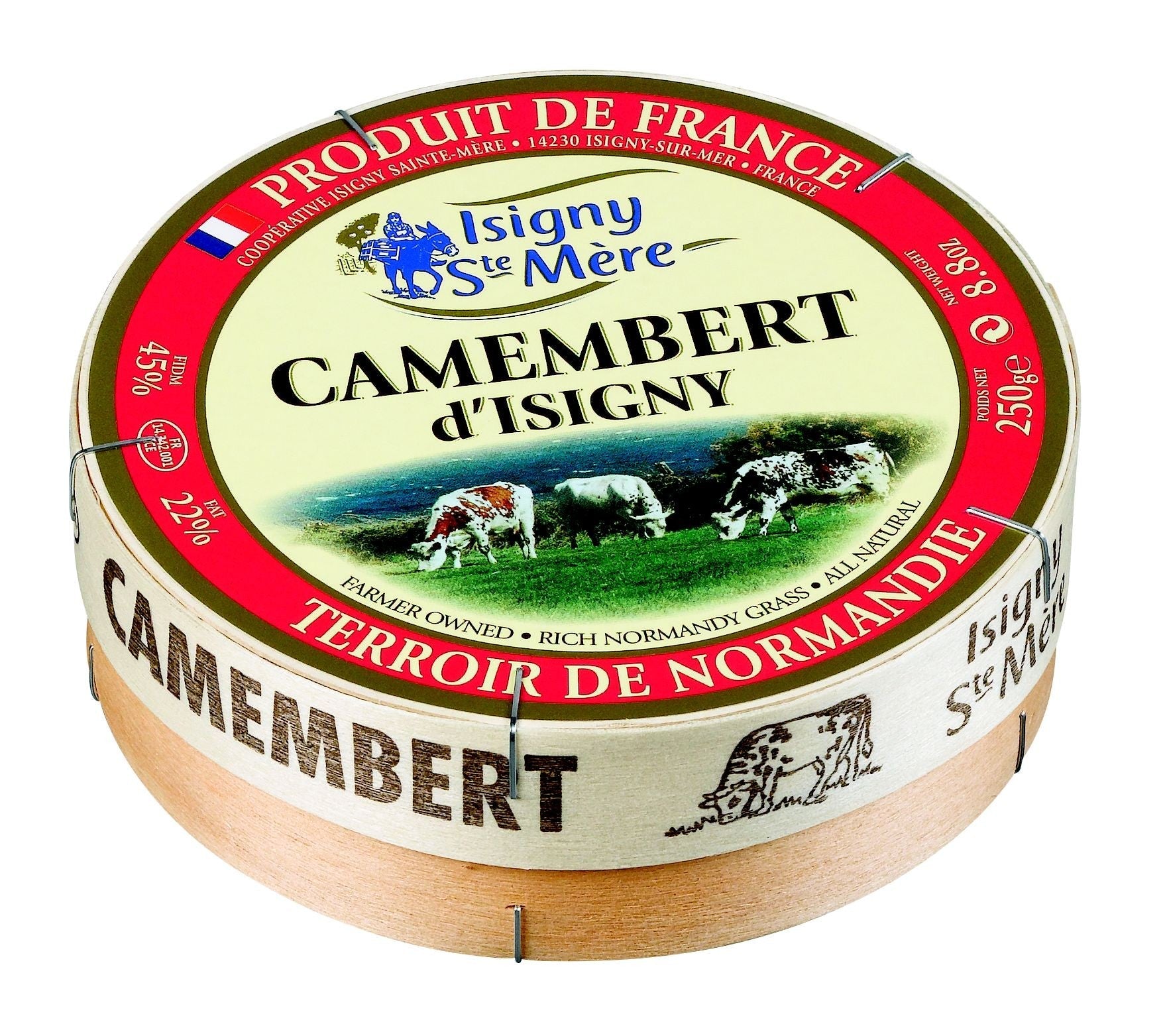 Wholesale Camembert, Isigny 8Oz - Air- Bulk