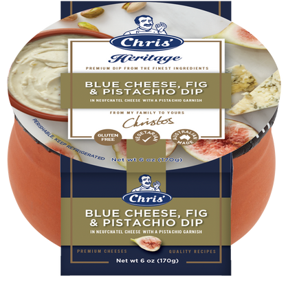 Wholesale Heritage Blue Cheese Fig Pistachio- Bulk