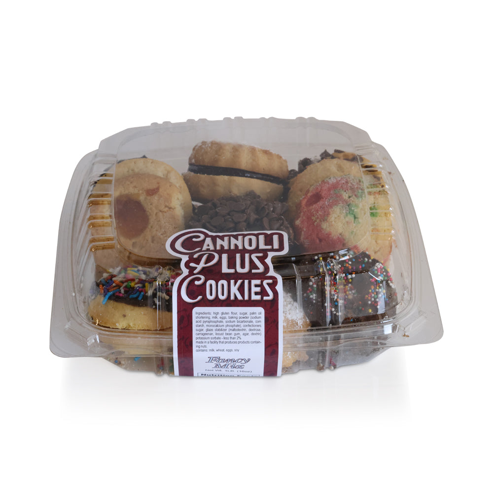 Wholesale Cannoli Plus Assorted Fancy Cookies | 1 lb- Bulk