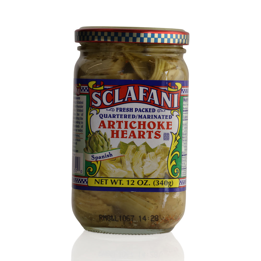 Wholesale Sclafani Case Marinated Artichoke Hearts Quartered- Bulk