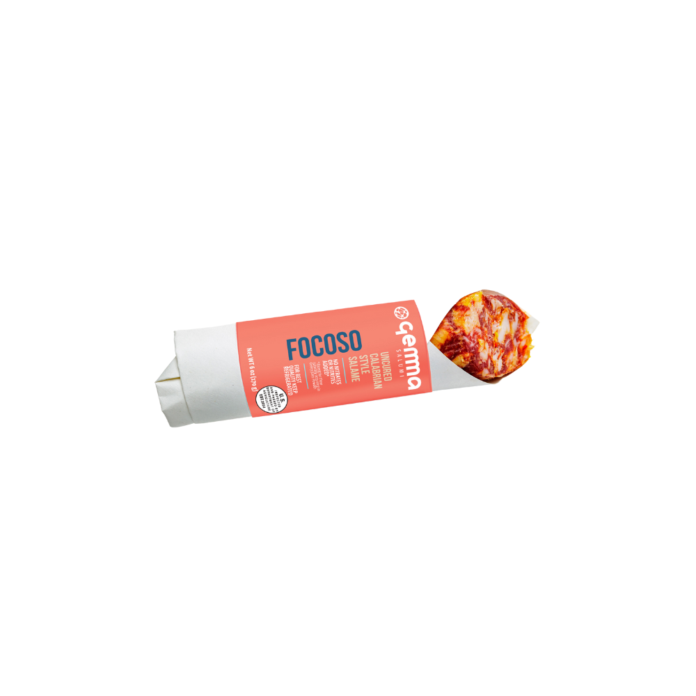 Wholesale Gemma Case Retail Focoso Uncured Calabrian Style Salame- Bulk
