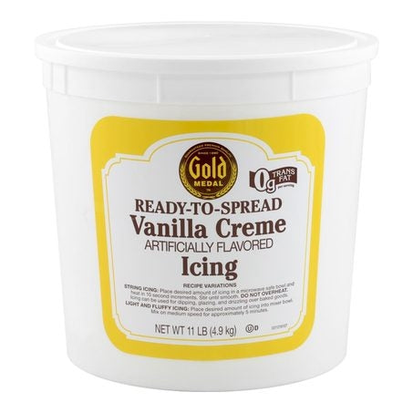 Wholesale Gold Medal Each Vanilla Cream Icing Ready To Use- Bulk