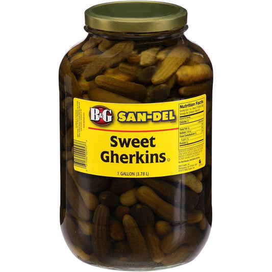 Wholesale B&G Sweet Gherkins | 1 gl- Bulk
