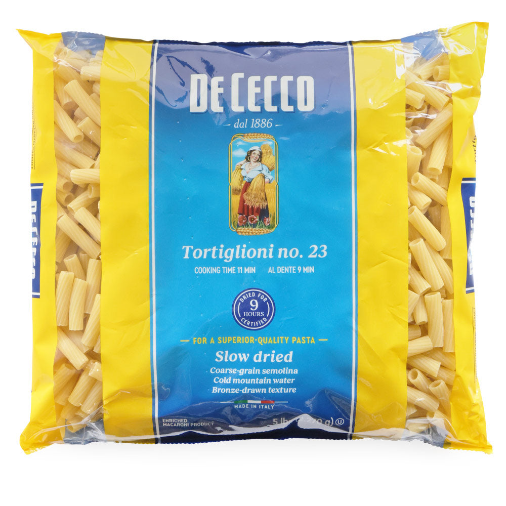 Wholesale De Cecco Case Tortiglioni Bulk Pasta- Bulk