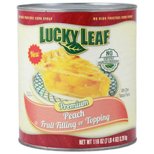 Wholesale Lucky Leaf Case Peach Pie Filling- Bulk