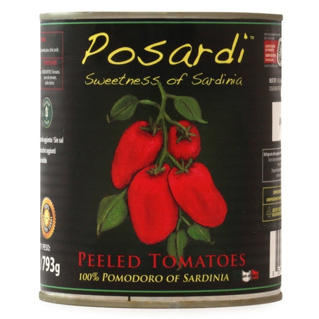 Wholesale Posardi Tomato Peeled Tin Sardinia | 28 oz- Bulk