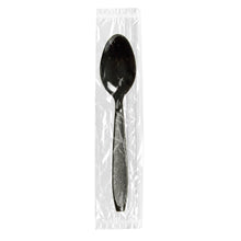 Wholesale BoxNCase Case Black Teaspoons- Bulk