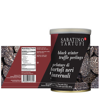Wholesale Sapore D'Oro Black Winter Truffle Peelings 8oz- Bulk