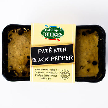Wholesale Fabrique Delices Pate De Campagne with Black Peppercorns 3.5lb- Bulk