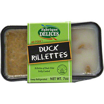 Wholesale Fabrique Delices Duck Rillettes 7oz- Bulk