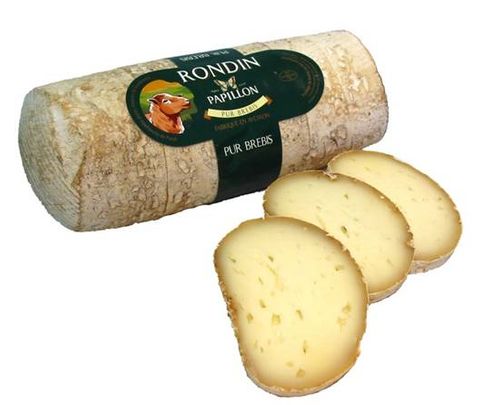 Wholesale Papillon Cheese Rondin De Brebis Semi-Hard Sheep's Milk Air Cured 900g- Bulk
