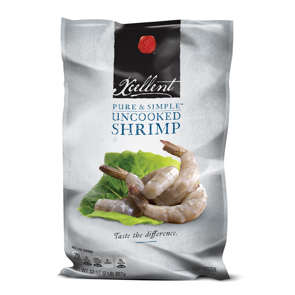 Wholesale Xcellent Case U-15 Wild Peruvian Shrimp With Shell On- Bulk
