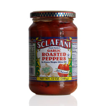 Wholesale Sclafani Case Garlic Roasted Peppers- Bulk